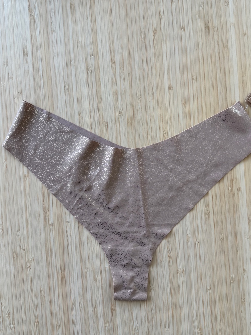 SKIMS Metallic Naked Shine Sienna Nude Thong Panty